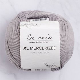 La Mia XL Mercerized 33774 232 Gri El Örgü İpi
