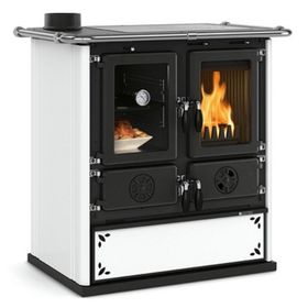 La Nordica 3003931 Rosetta Sinistra 16 Steel Beyaz Döküm Kuzine Soba