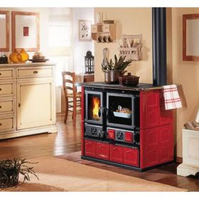 La Nordica 7015120 Rosa 4.0 Maiolica Kırmızı Kuzine Soba