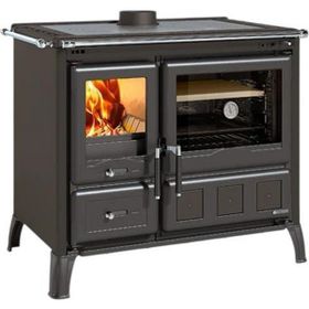 La Nordica Gardenia XXL Siyah Çelik Kuzine Soba