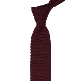 La Pescara 8011 Örgü Bordo Kravat