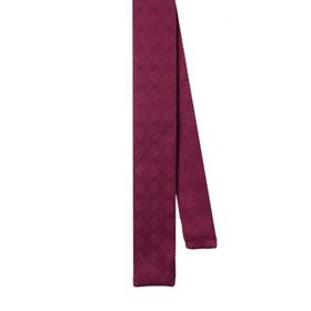 La Pescara 8037 Bordo Düz Örgü Kravat