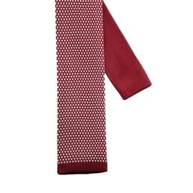 La Pescara 8203 Bordo Noktalı Örgü Kravat