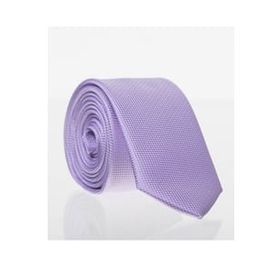 La Pescara DDK-17 Lila Slim Fit Düz Renk Dokuma Kravat