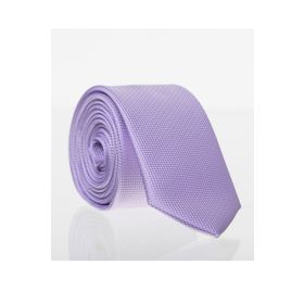 La Pescara DDK-17 Lila Slim Fit Düz Renk Dokuma Kravat