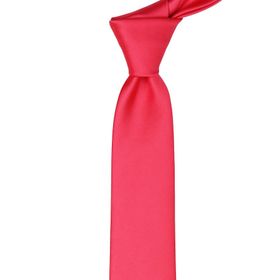 La Pescara SK5306 Nar Çiçeği Saten Slim Kravat