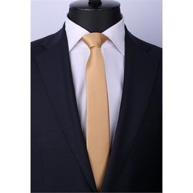La Pescara SK5314 Gold Saten Slim Kravat