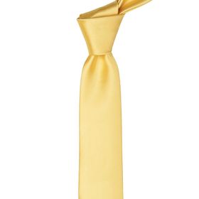 La Pescara SK5321 Sarı Saten Slim Kravat