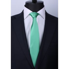 La Pescara SK5330 Mint Yeşili Saten Slim Kravat