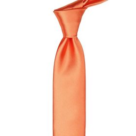 La Pescara ST4006 Turuncu Saten Slim Kravat