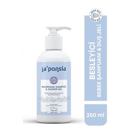 La Ponsia Besleyici 250 ml Bebek Şampuan ve Duş Jeli