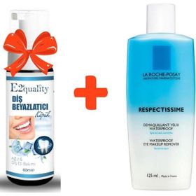 La Roche Posay 125 ml Respectissime Makyaj Temizleyici+E2'Quality Diş Beyazlatıcı Köpük