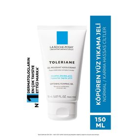 La Roche-Posay 150 ml Toleriane Gel Mousse Yumuşatıcı Köpüren Jel