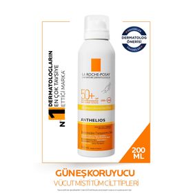 La Roche-Posay 200 ml Anthelios Transparentes Güneş Spreyi