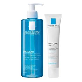 La Roche-Posay 400 ml Effaclar Jel + 40 ml Effaclar Duo (+) Krem Akne Bakım Seti