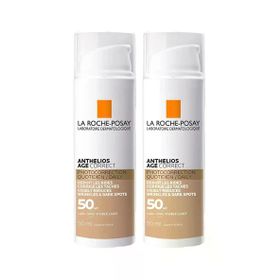 La Roche-Posay Anthelios Age Correct SPF50 2x50 ml Renkli Güneş Kremi