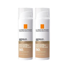 La Roche-Posay Anthelios Age Correct SPF50 2x50 ml Renkli Güneş Kremi