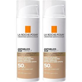 La Roche-Posay Anthelios Age Correct SPF50 2x50 ml Renkli Güneş Kremi