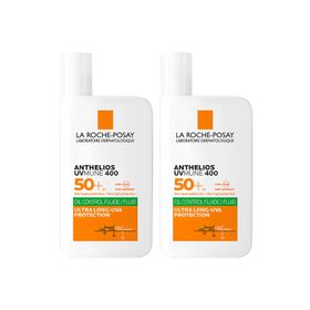 La Roche-Posay Anthelios Uvmune 400 SPF50+ Oil Control Fluid 2x50 ml Yüz Güneş Kremi