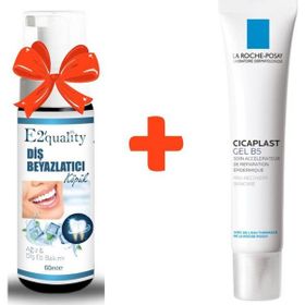 La Roche Posay Cicaplast B5 Jel 40 ml Yatıştırıcı Jel+E2'Quality Diş Beyazlatıcı Köpük
