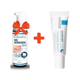 La Roche Posay Cicaplast Levres 7,5 ml Yatıştırıcı Dudak Kremi+E2'Quality E2'quality Diş Beyazlatıcı Köpük