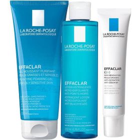 La Roche-Posay Effaclar Yağlı Ciltler İçin Pürüzsüzleştiren Siyah Nokta Karşıtı Bakım Seti