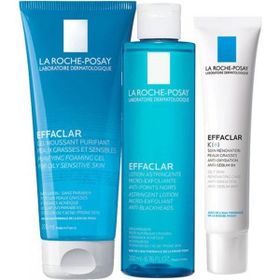 La Roche-Posay Effaclar Yağlı Ciltler İçin Pürüzsüzleştiren Siyah Nokta Karşıtı Bakım Seti