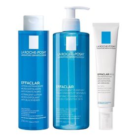 La Roche-Posay Effaclar Yağlı Ciltler İçin Pürüzsüzleştiren Siyah Nokta Karşıtı Bakım Seti