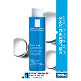 La Roche-Posay Effaclar Yağlı ve Akneye Eğilimli Ciltler İçin 200 ml Salisilik Asit İçeren Tonik