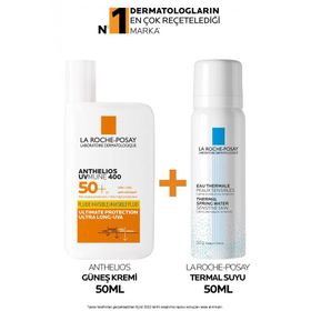La Roche-posay Güneş Bakım Seti:anthelios 50 ml Uvmune Yüz Güneş Kremi &50 ml termal Su