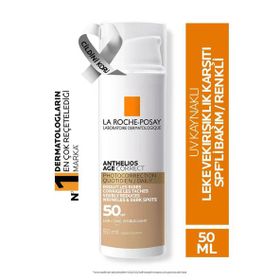 La Roche-Posay Leke ve Kırışıklık Karşıtı Renkli Kapatıcı Özelliğe Sahip 50 ml Yüz Güneş Bakım Kremi