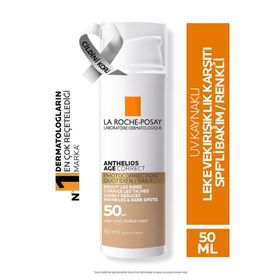 La Roche-Posay Leke ve Kırışıklık Karşıtı Renkli Kapatıcı Özelliğe Sahip 50 ml Yüz Güneş Bakım Kremi