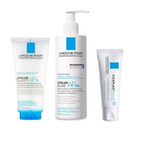 La Roche-Posay Lipikar Syndet Ap+ 100 ml + Lipikar Baume AP+M 400 ml+Cicaplast Baume B5 15 ml Üçlü Kofre