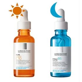 La Roche Posay Vitamin C10 Işıltı Veren Serum 30 ml & La Roche Hyalu B5 10 ml Dolgunlaştırıcı Serum