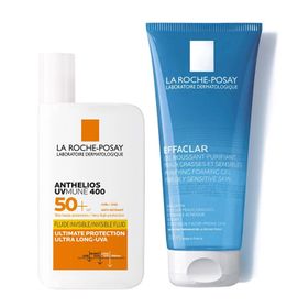 La Roche-Posay Yağlı Ciltler İçin Bakım ve Yüksek Güneş Koruma Seti