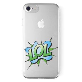 La Vie iPhone 7/8 LOL Silikon Arka Kapak Şeffaf Kılıf