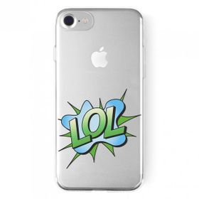 La Vie iPhone 7/8 LOL Silikon Arka Kapak Şeffaf Kılıf