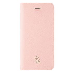 La Vie iPhone X/XS Fashion Folio Pembe Gizli Mıknatıslı Kapaklı Kılıf