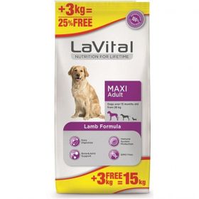 La Vital 15 kg Maxi Adult Kuzu Yavru Kuru Köpek Maması