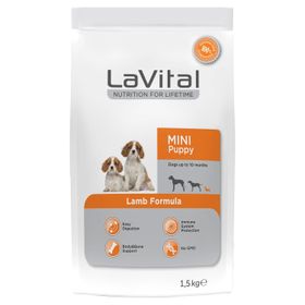 La Vital 1,5 kg Mini Puppy Küçük Irk Kuzulu Yavru Köpek Maması