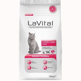 La Vital 1,5 kg Sterilised Somonlu Kedi Maması