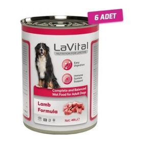 La Vital 6x400 gr Adult Kuzulu Yetişkin Köpek Konservesi