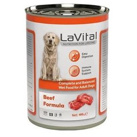 La Vital Biftekli 400 gr Yetişkin Köpek Konservesi