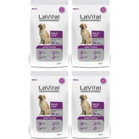 La Vital Kuzu Etli Büyük Irk Yetişkin 4x3 kg Kuru Köpek Maması