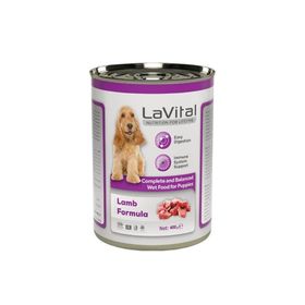 La Vital Kuzu Etli Yavru Köpek Yaş Maması 400 gr