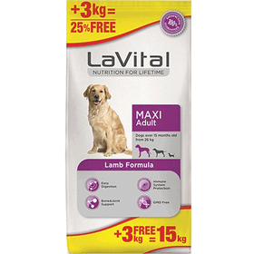 La Vital Kuzulu Maxi Adult Özel 12+3 kg Köpek Maması
