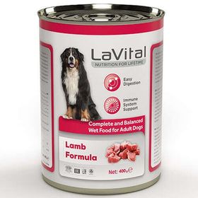 La Vital Lamb Tahılsız Kuzu Etli Püre 400 gr Köpek Konservesi
