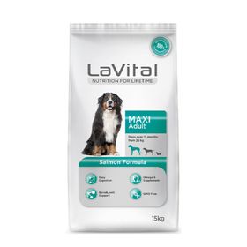 La Vital Maxi Adult Somonlu 15 kg Büyük Irk Yetişkin Kuru Köpek Maması