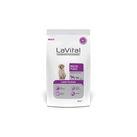 La Vital Maxi Puppy Kuzu Etli 3 kg Büyük Irk Yavru Kuru Köpek Maması