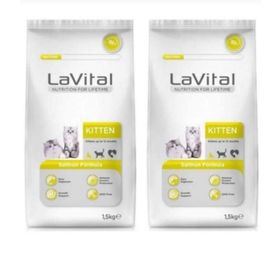 La Vital Somon Balıklı 2x1.5 KG Yavru Kedi Maması
